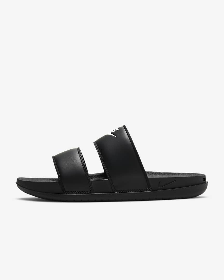 Nike duo slides with sales backstrap